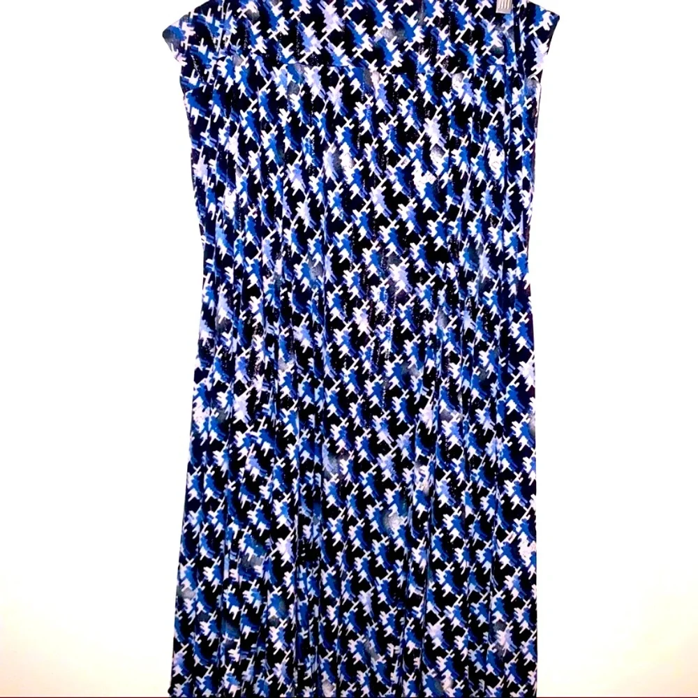 Studio 1940 18W/20W MIDI Print Polyester Spandex Skirt Retro Style